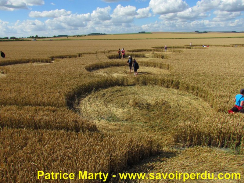 Etchilhampton (2), Wiltshire crop circle, aerial photo 58